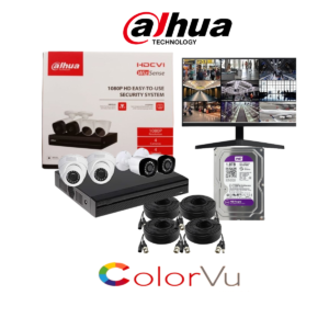 Dahua 4 Channel CCTV Full Package (Full Color)