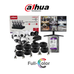 Dahua 8 Channel CCTV Full Package (Full Color)