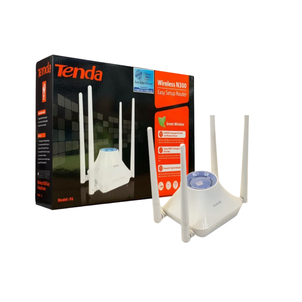 Tenda F6 Wireless N300 Easy Setup Router