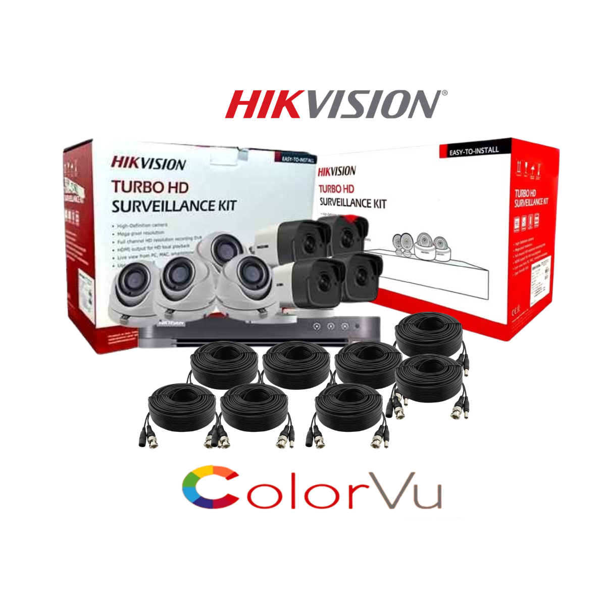 Hikvision 8 Channel Kit (Full Color)