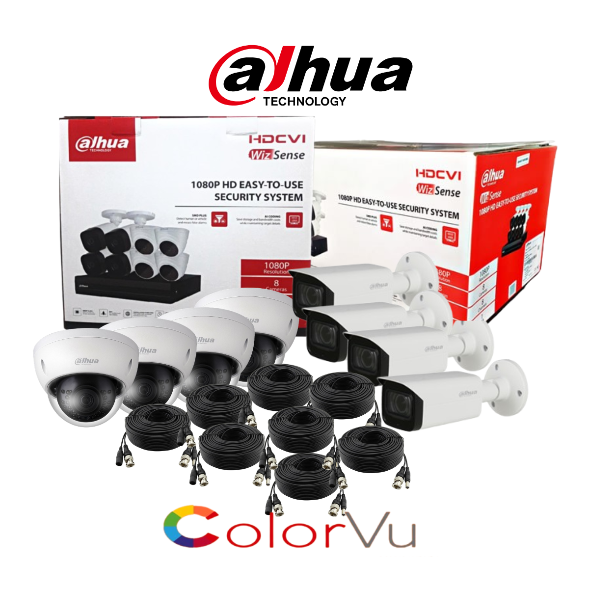 Dahua 8 Channel CCTV Kit (Full Color)