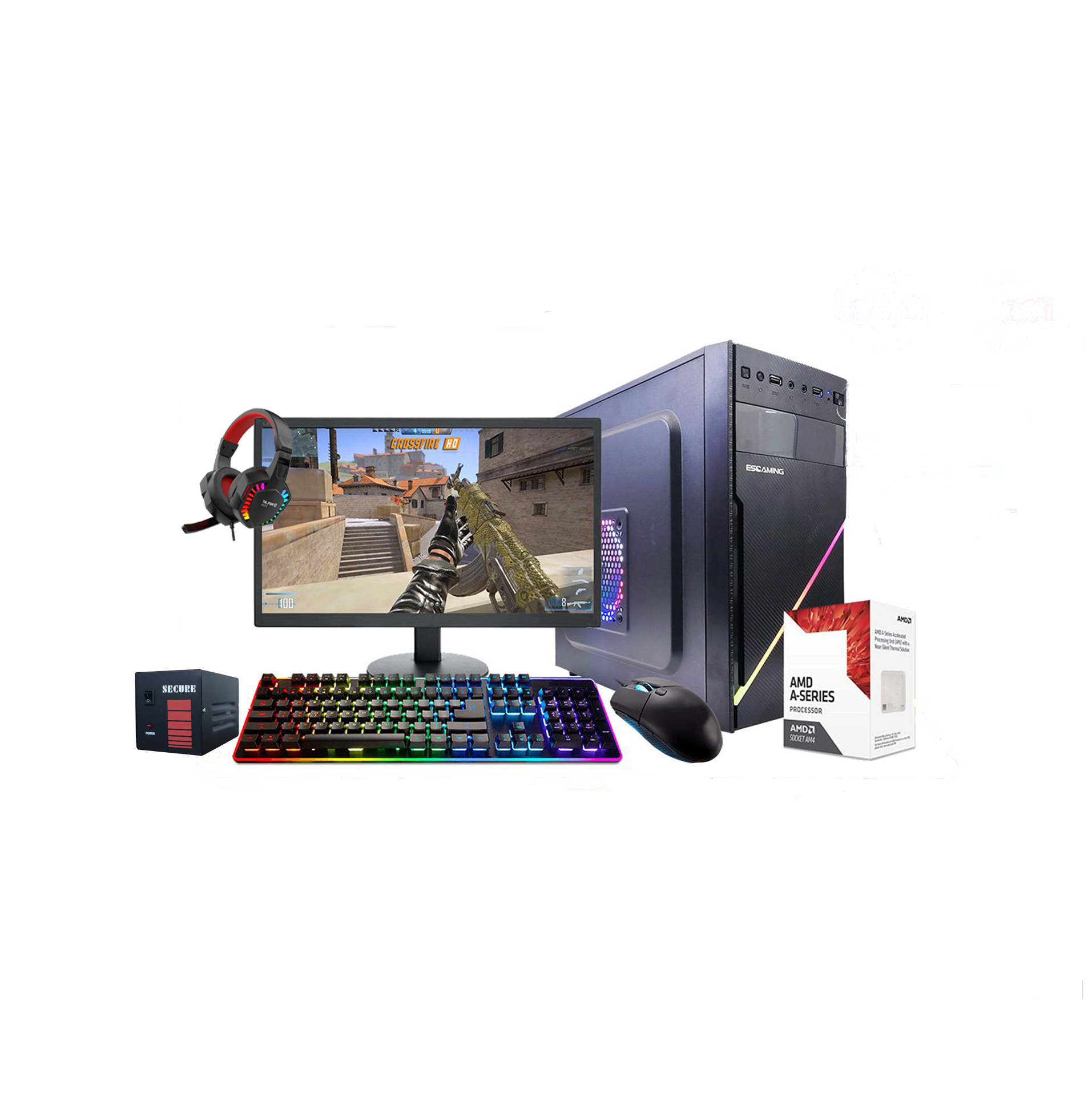 AMD A8-7680 8GB 240GB PC SET