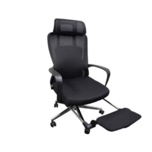EXECUTIVE MESH CHAIR w/ FOOTREST | 778A-BLK